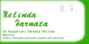melinda harmata business card